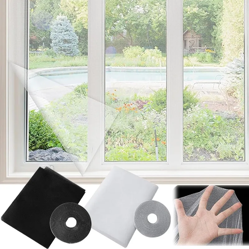Anti Mosquito Net Indoor Insect Fly Mosquito Mesh Screen Curtain Home Protector Window Net High Quality Durable House Supplies