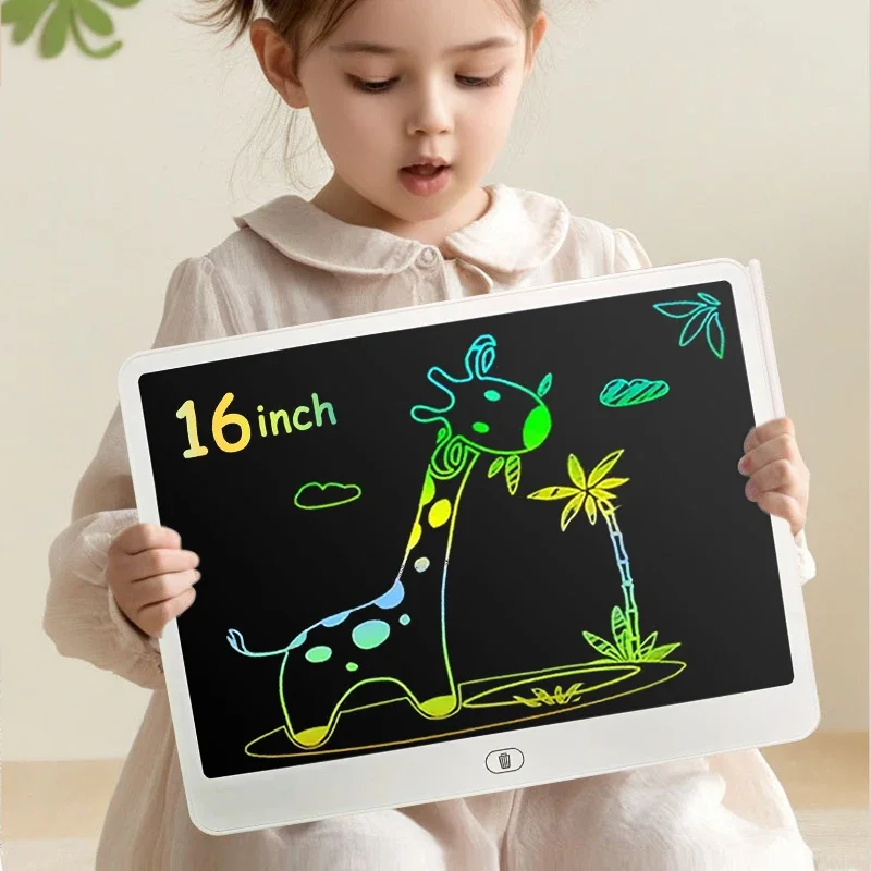 16/13/11 Zoll LCD Grafik Zeichentablett Augenschutz Elektronische Schreibtafel 3-12 Jahre Kindergeburtstagsgeschenke/Weihnachten/Reisespielzeug