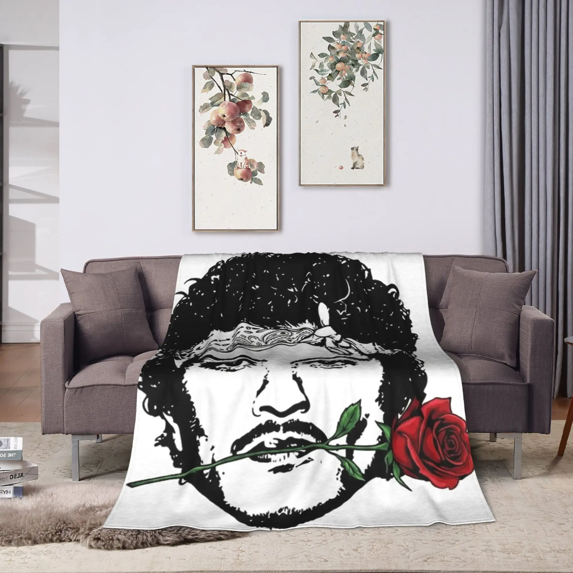 Bruno Mars The Romantic Tour 2026 Warm Soft Blanket Plush Throw Blanket Comfortable Home Decor Flannel Bedspread Bed Cover