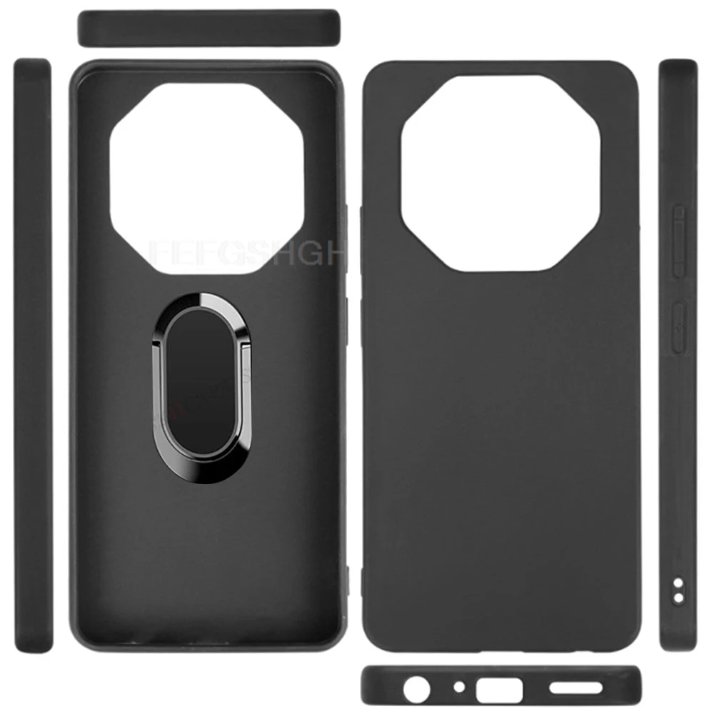 For Blackview Oscal Tiger 8 6.88" Blackview Shark 6 5G Back Ring Holder Bracket Case phone TPU Soft Silicone Cover