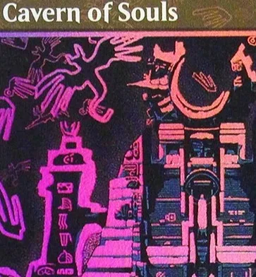Foil LCI 'Cavern of Souls' Borderless High custom Magical Cards Proxy Cards Top Quality Board Playing Trading Cards