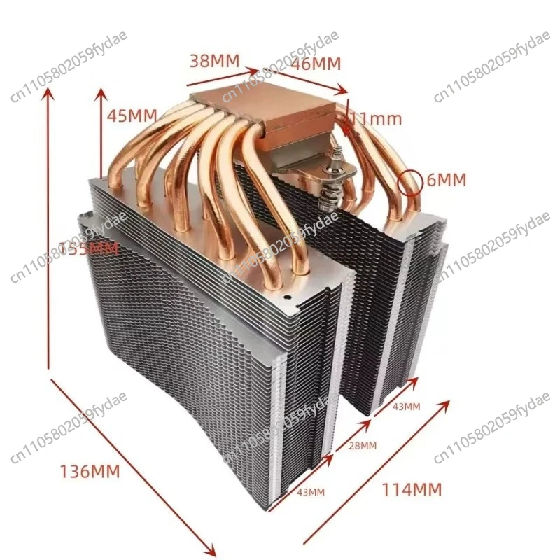 Out of Stock. Please Do Not Place Orders.，10-Heatpipe Dual-Tower 320W Cooler for Intel Core I7-13900K, 14900K Multi-Platform