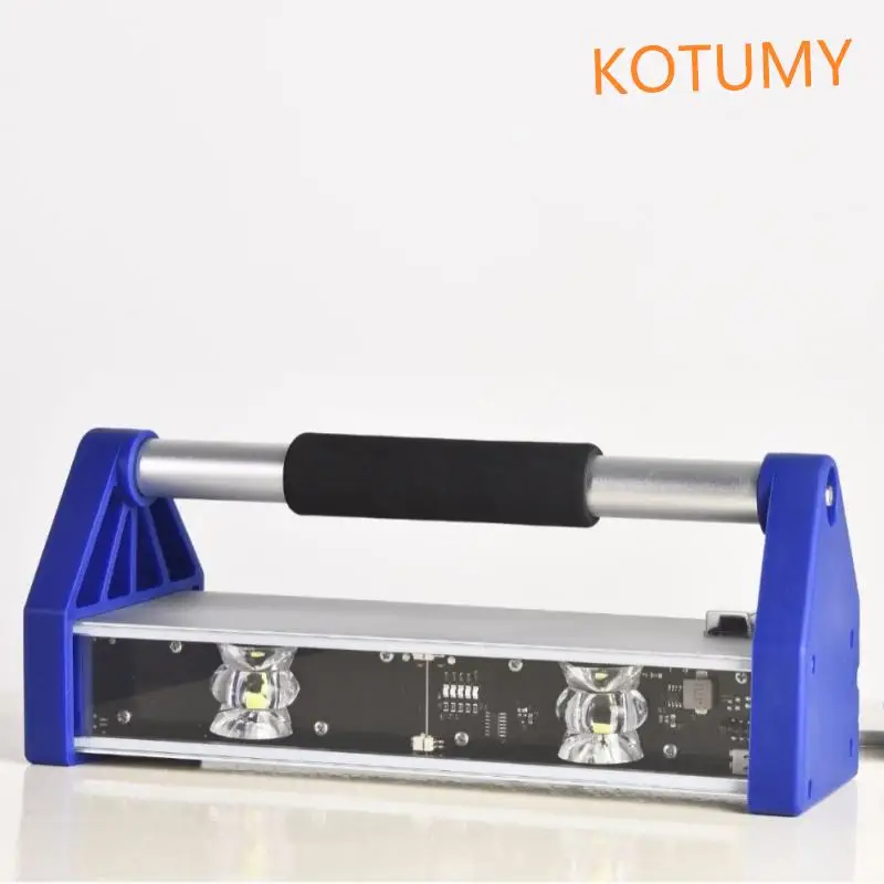LED Wall Putty Inspection Light 2.0, Double Head Construction Lamp for Flatness Testing