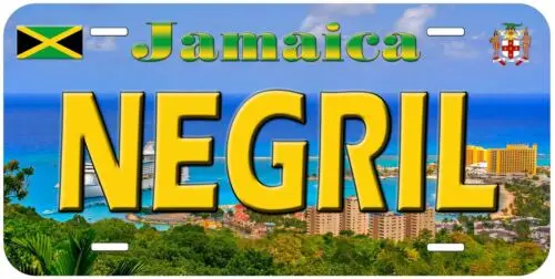 Negril Jamaica Aluminum Novelty Car License Plate Aluminum