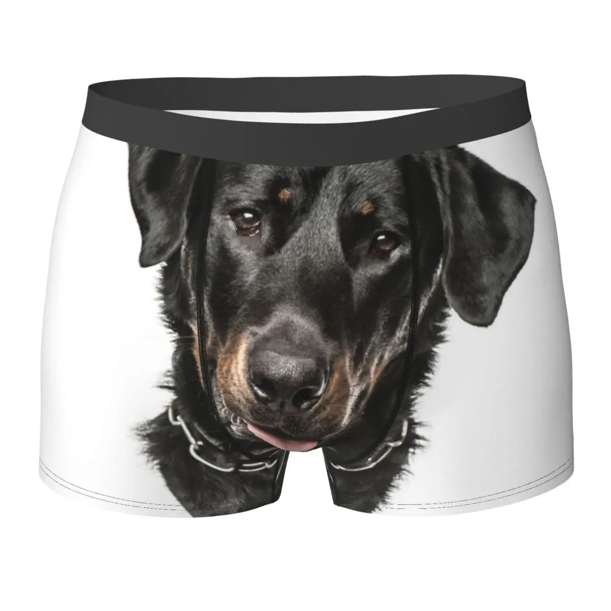 

Beauceron нижнее белье для собак, черные мужские трусы-боксеры с животными, мягкие шорты-боксеры, высококачественный дизайн, трусы больших размеров