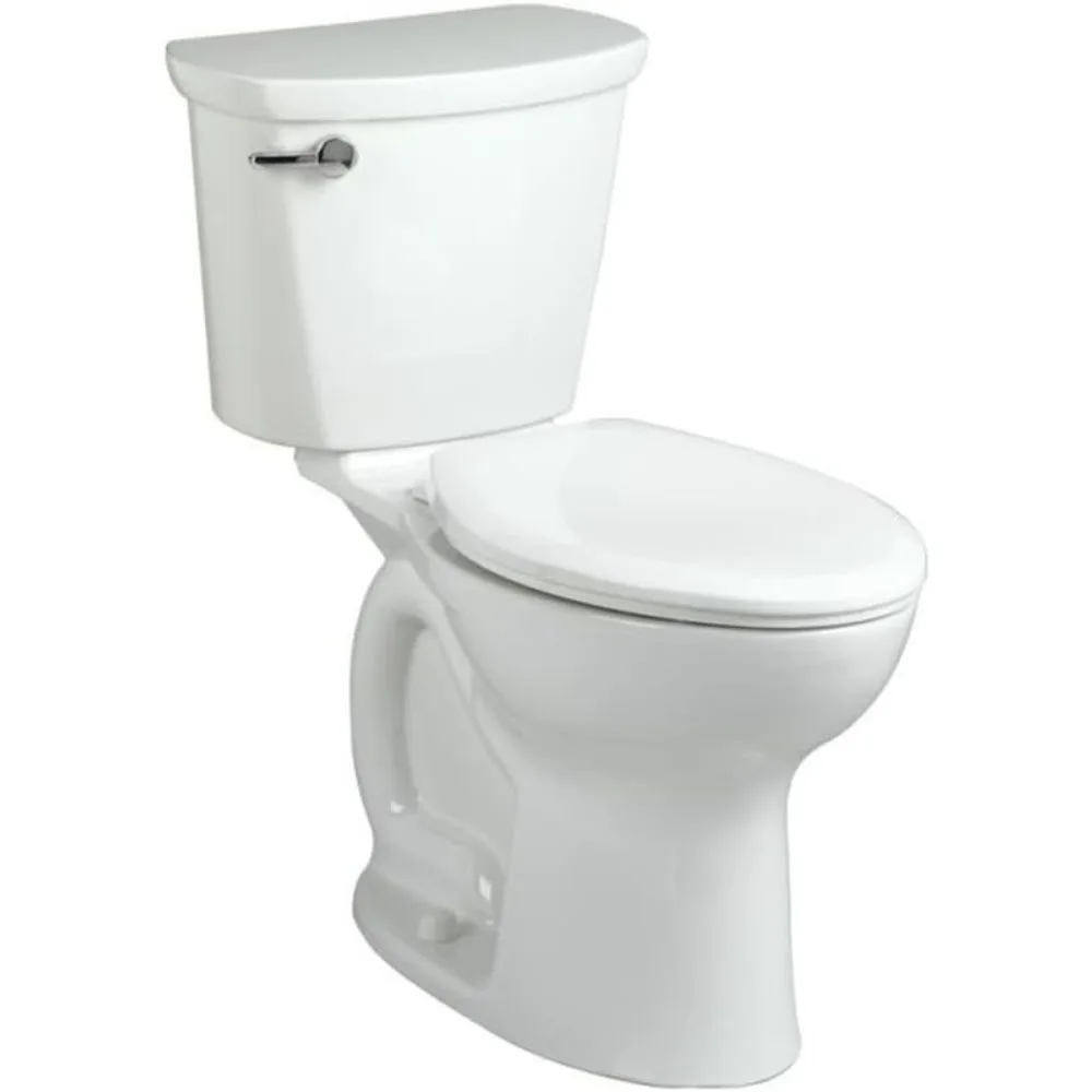 

Right Height Elongated 1.6 gpf 2-Piece Toilet, White Toilets
