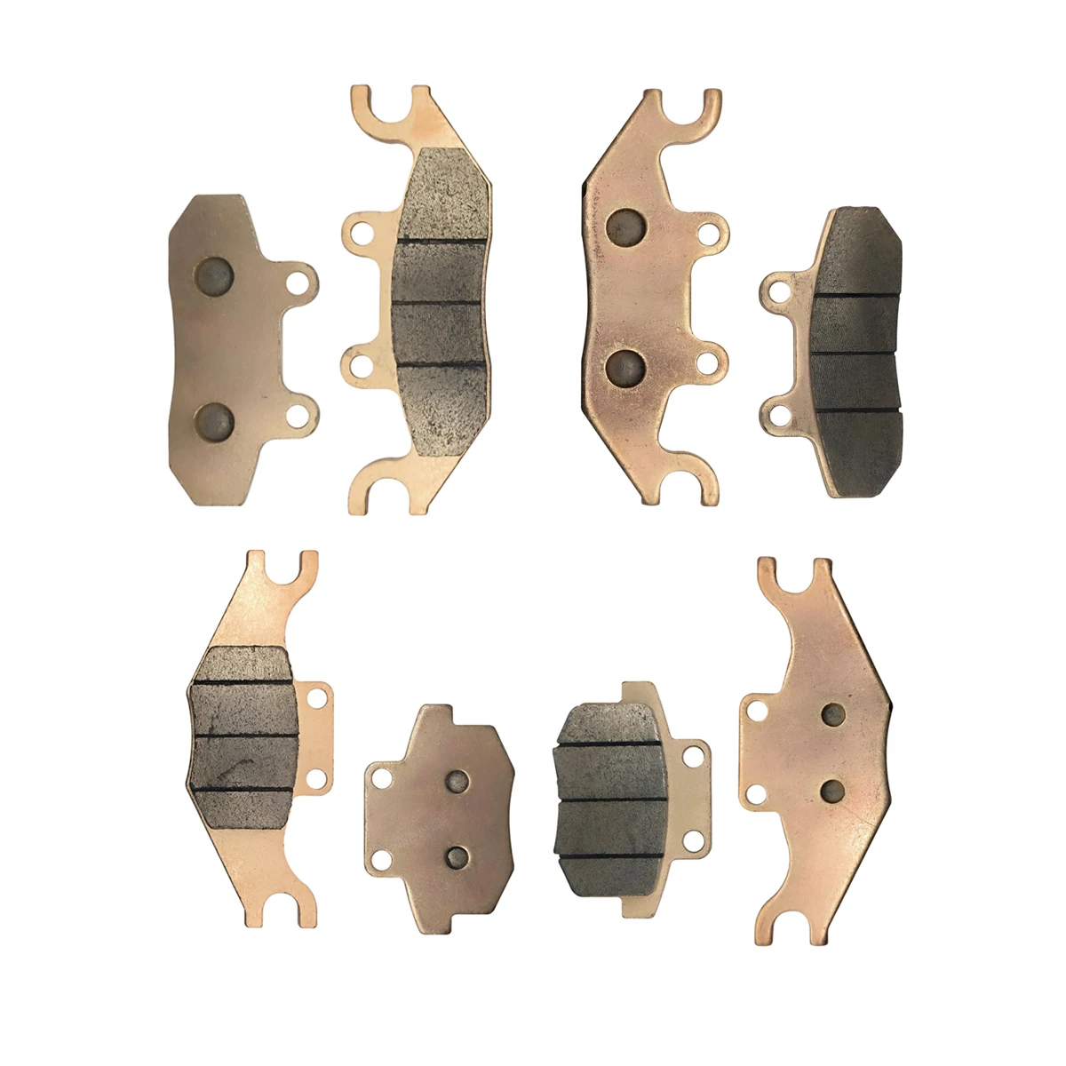 8Pcs Front Rear Brake Pads Sintered For Odes 650 800 900 1000 Pathcross Troxus Dune ATV UTV Quad 15106010060 15106010080