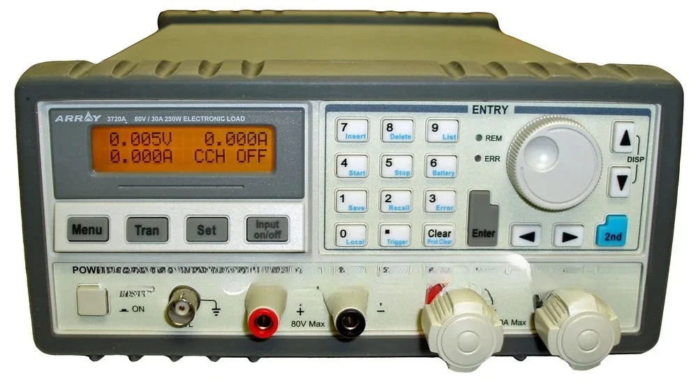 

Array 3720A Programmable DC Electronic Load 80V/30A/250W