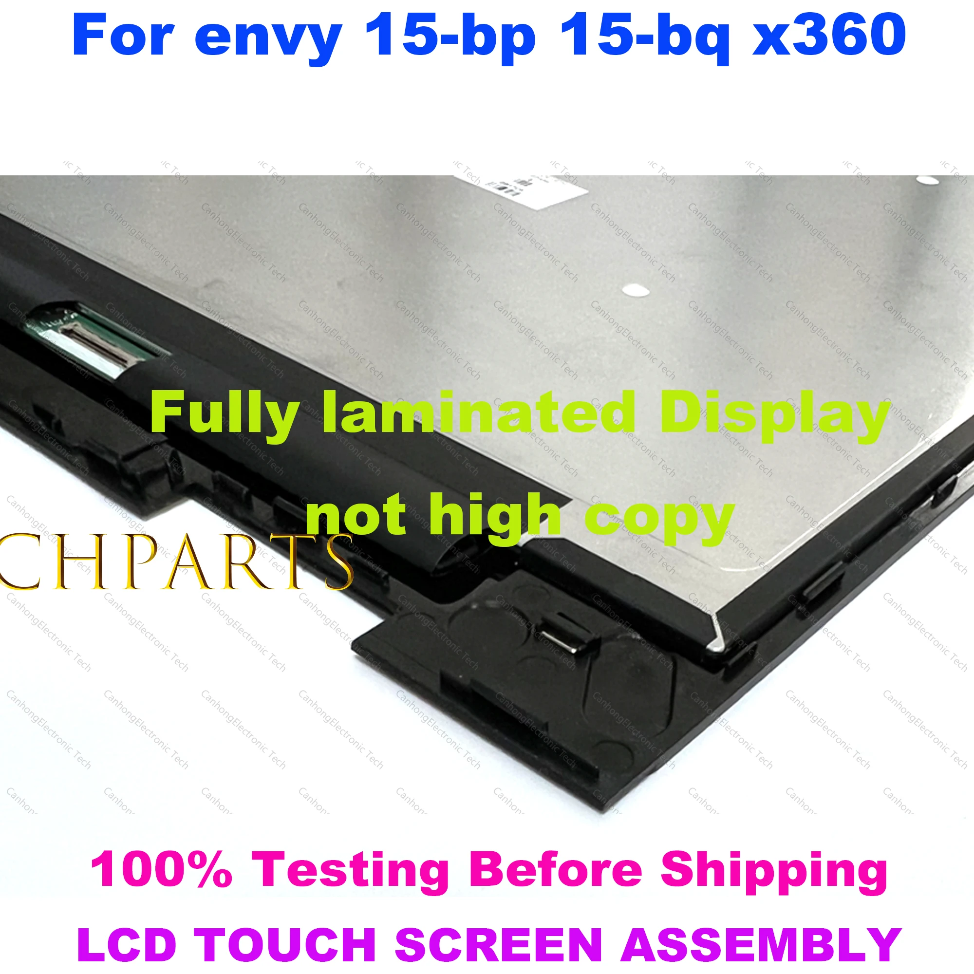 15.6 "FHD 1080p ل HP Envy X360 15-bp 15-bq 15m-bp011dx شاشة الكريستال السائل مجموعة شاشة تعمل باللمس لوحة استبدال الكمبيوتر المحمول 15 BP BQ