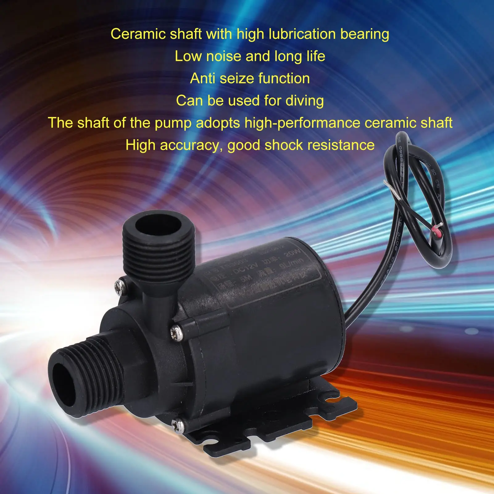 12V Booster   12V Booster   G1/2 Screw Miniature Circulating Submersible Pump for Fountain