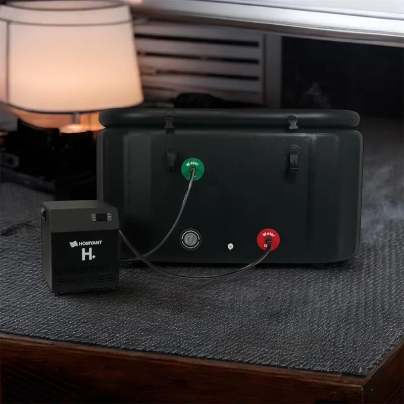 Ледяная ванна с компрессорным насосом 1/3HP с управлением через Wi-Fi, чиллером на 300 л, ванна для восстановления спортсменов.