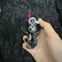 New Angel Wings Pure White Inflatable Lighter Windproof Jet Flame Holy Pink Flame Lighter Cigarette Accessories Girl Gift