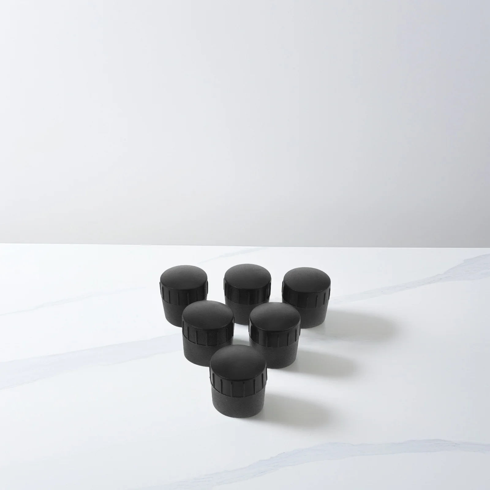 6 قطعة حامل الميكروفون قبعات القدم 25 مللي متر المطاط نهاية نصائح لميكروفون تقف عدم الانزلاق للصدمات قاعدة غطاء استوديو المرحلة تسجيل #5