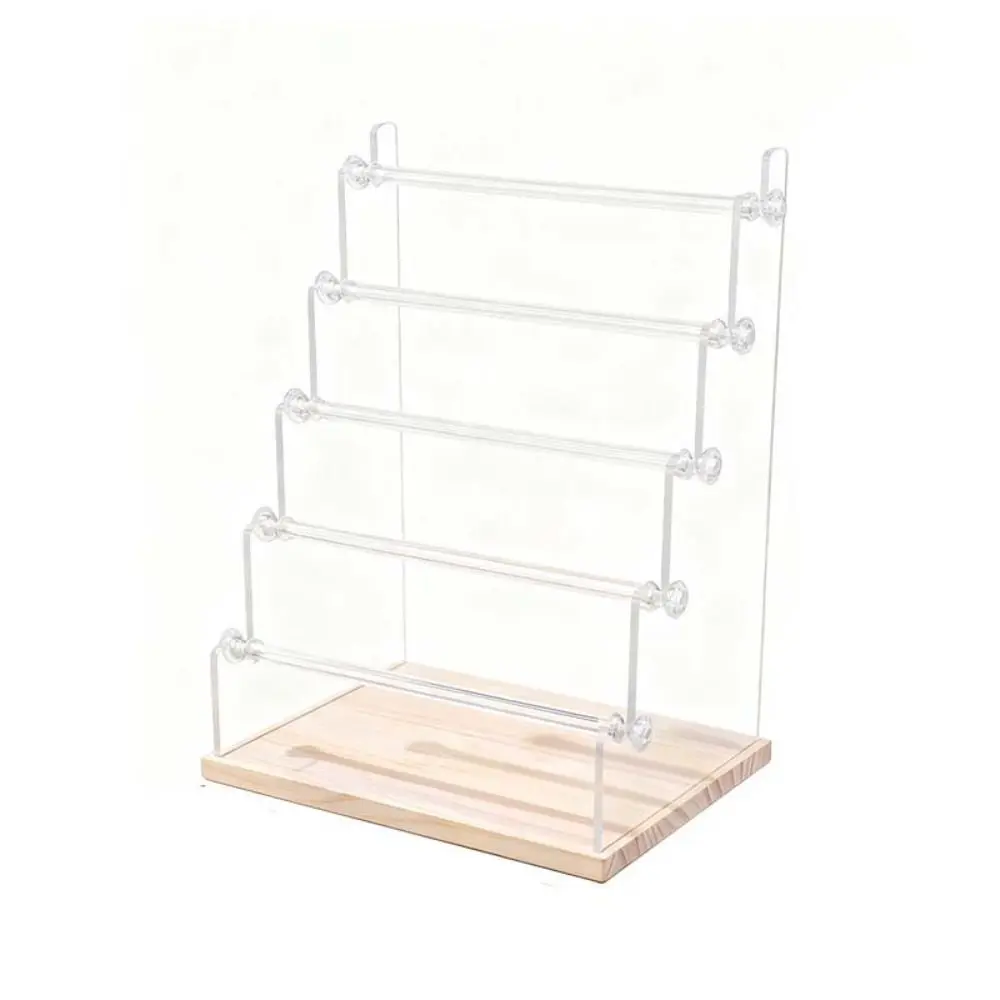 

Многофункциональная акриловая подставка для украшений на 2/3/4/5 ярусов, разборная, экономит место, прочный органайзер для ювелирных изделий