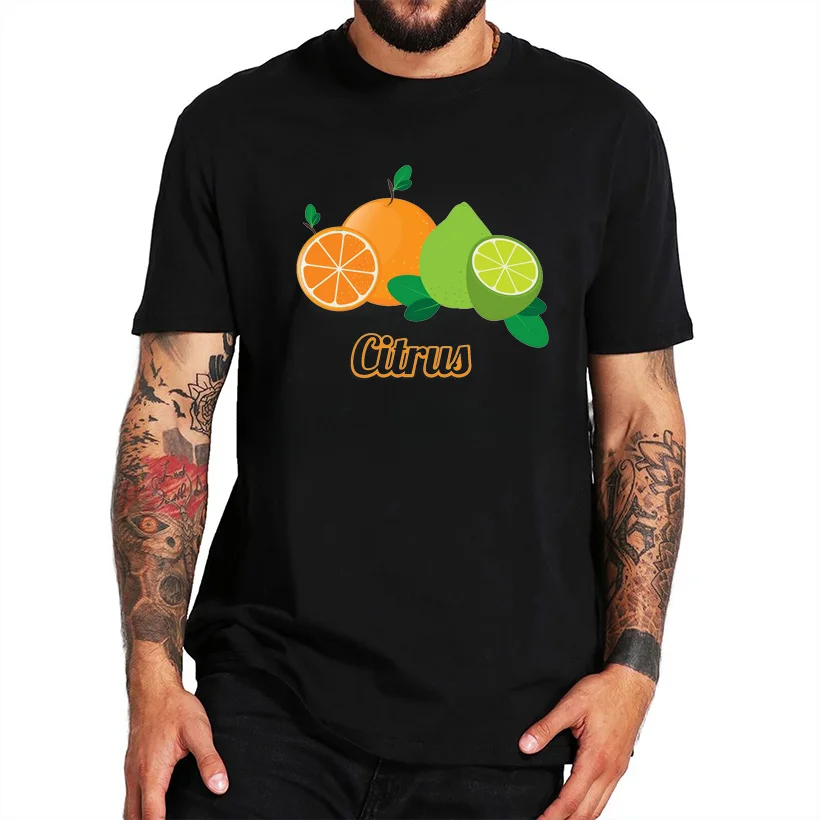 Citrus lovers sweet life interesting novel fashion street wear trend casual summer men women universal crewneck T-shirt