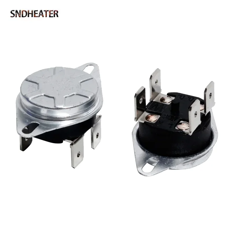 Sndheater ksd302x 65/70/80/95/125c elemento de controle de temperatura 250v 20a 4 pinos aquecedor de tanque de água termostato interruptor reinicialização manual