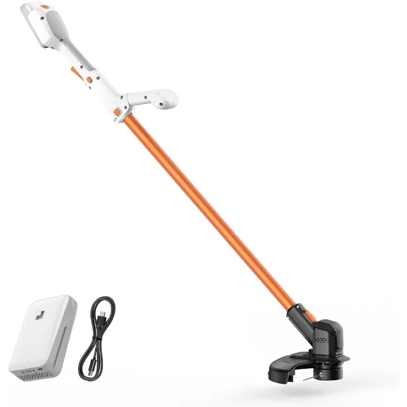 

Аккумуляторный триммер Weed Wacker 10 дюймов, U20 Handy + триммер для струн 20 В и пожиратель сорняков с аккумулятором 2,0 Ач, инструменты для триммера для травы для Gar