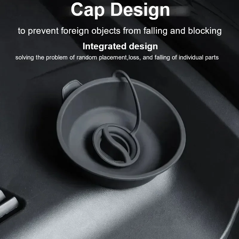 غطاء واقي لثقب ذراع ممسحة الزجاج الأمامي للسيارة ، تنظيف زجاجي ، منفذ ملء السوائل ، قمع مساعد لنموذج تسلا 3 Y