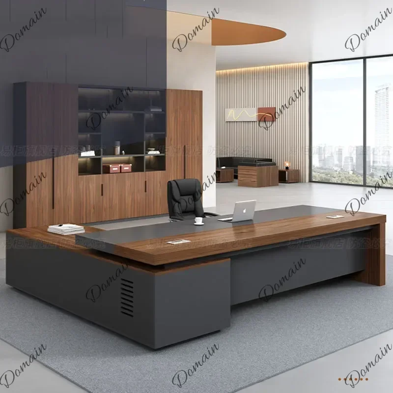 46X M Interior Big Size Office Desk Fashion Luxury Design Room Decor Vintage Office Desk Professional Mesas Escritorio Salon Fur