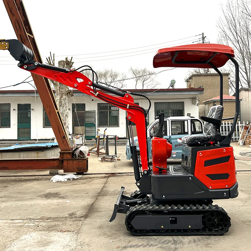 

EPA Mini Excavator 1 Ton For Sale Hydraulic escavatore Small Digger Prices pelle EURO 5 minibagger 1000kg 1 Ton Mini Excavators