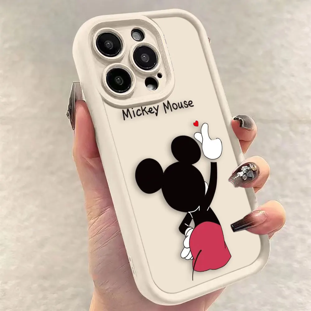 Disney Mickey Minnie Mouse Phone Case For VIVO Y15S Y17 Y19 Y20 Y21 Y22S Y27 Y28 Y35 Y36 Y50 Y51 Y72 Y75 Y76 Y77 Y78 4G 5G Case