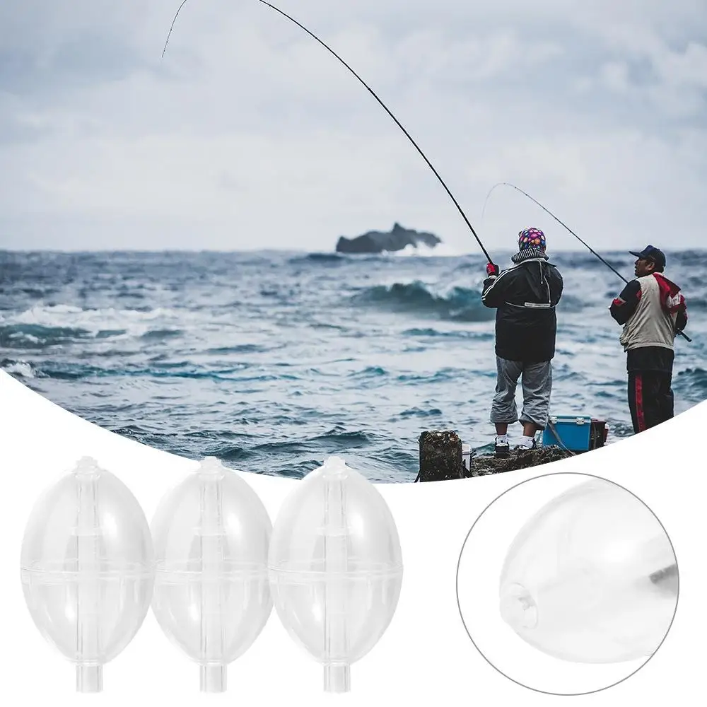 

Transparent Fishing Plastic Clear Surface Float Oval Plastic Transparent Oval Bubble Float Vertical Highly Sensitive