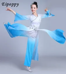 Ink Dance Classical Dance Costume Female Ethnic Dance Costume Yangge Clothes Exercise Clothing