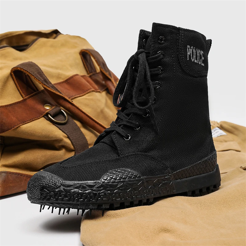 

Ковбойские сапоги с оснастями, винтажные мужские байкерские ботинки, уличная мотоциклетная обувь для пар, износостойкие повседневные мужские рабочие ботинки с высоким берцем