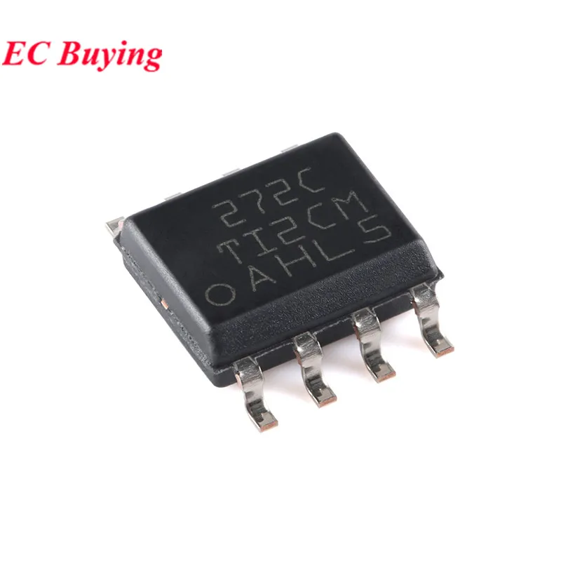 10Pcs/1pc TLC272CDR TLC272 272C TLC272CD TLC272C SOP-8 Chip Dual Operational Amplifier CMOS IC Chip