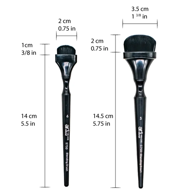 مجموعة فرش مزج الرسم بالفحم من ABNO لأدوات رسم الطلاء ومستلزمات حبر الفحم