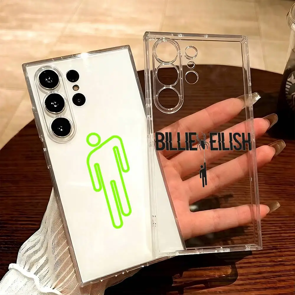 Cool Icon OF B-Billie Phone Case For Samsung S25,S24,S21,S22,S23,S20,Ultra,Plus,lite,fe,5G Transparent Cover