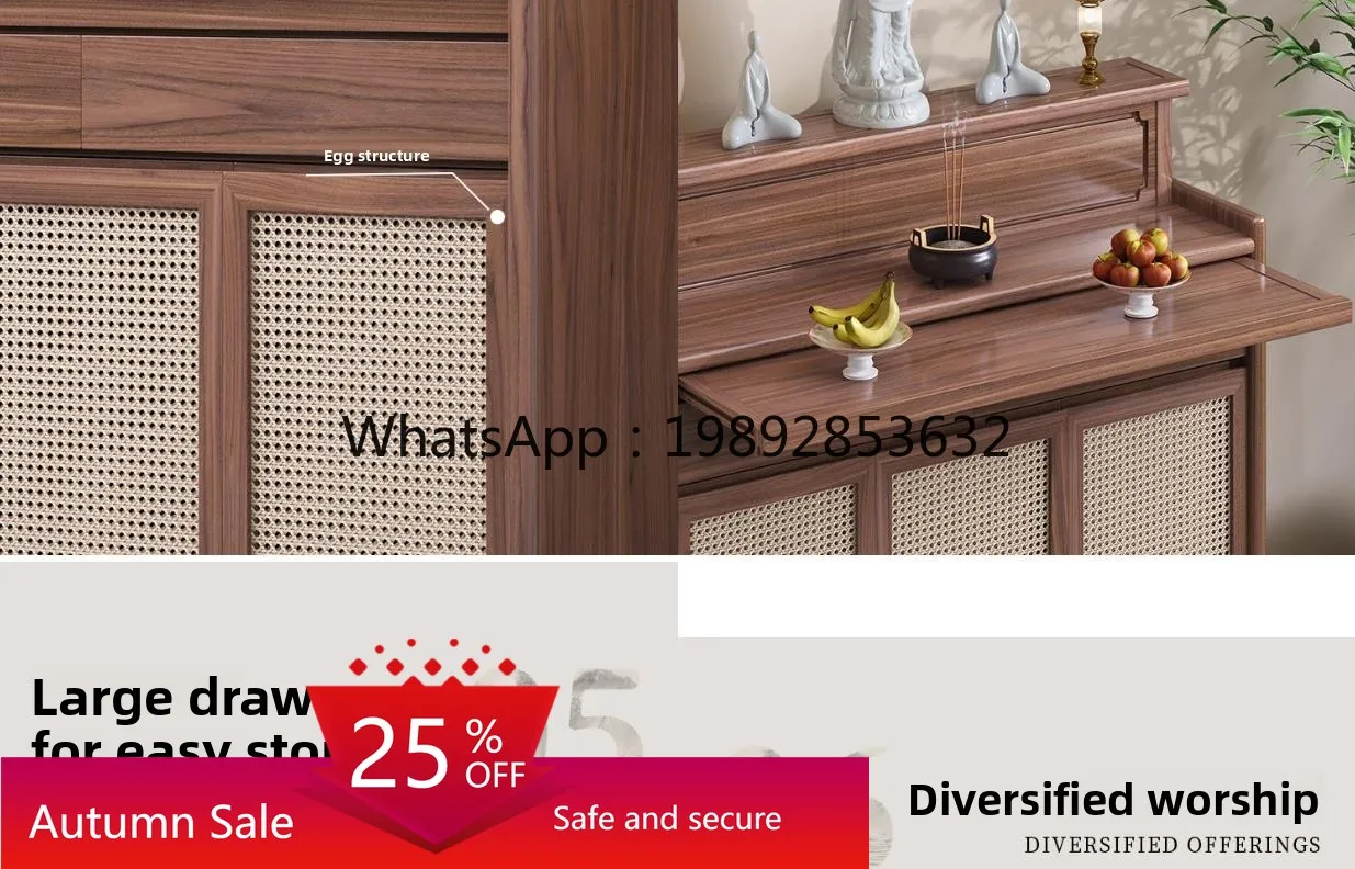 

Offering Table Incense Case Household Solid Wood Guan Gong God of Wealth Buddhist Platform Modern Buddhist Hall Gongtai