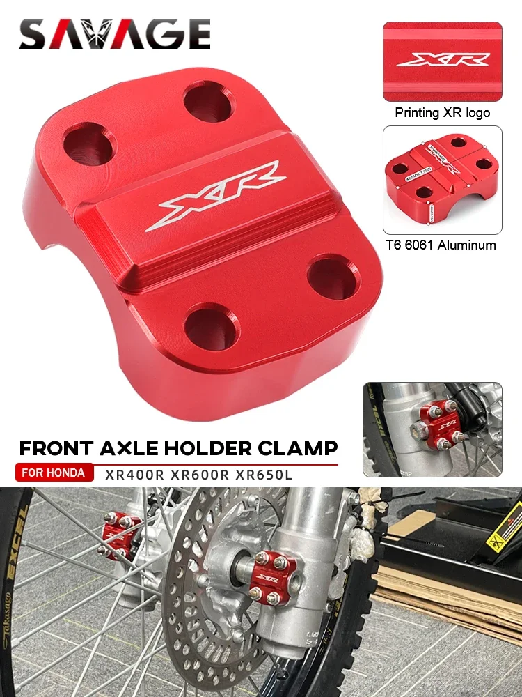 Osłona zacisku osi przedniego widelca do HONDA XR400R 1996-2004 XR650L XR 400 R 650 L Akcesoria motocyklowe Wspornik 51634-MV1-003 — zdjęcie 2