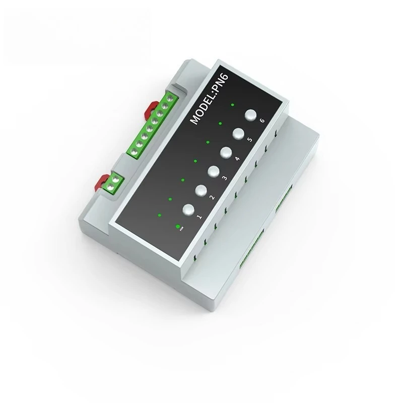 2024 ZigBee 6 Channel 16A Smart Relay Power Supply Controller ConnectivitySmart Circuit Breaker Module Support Hotel SAAS System
