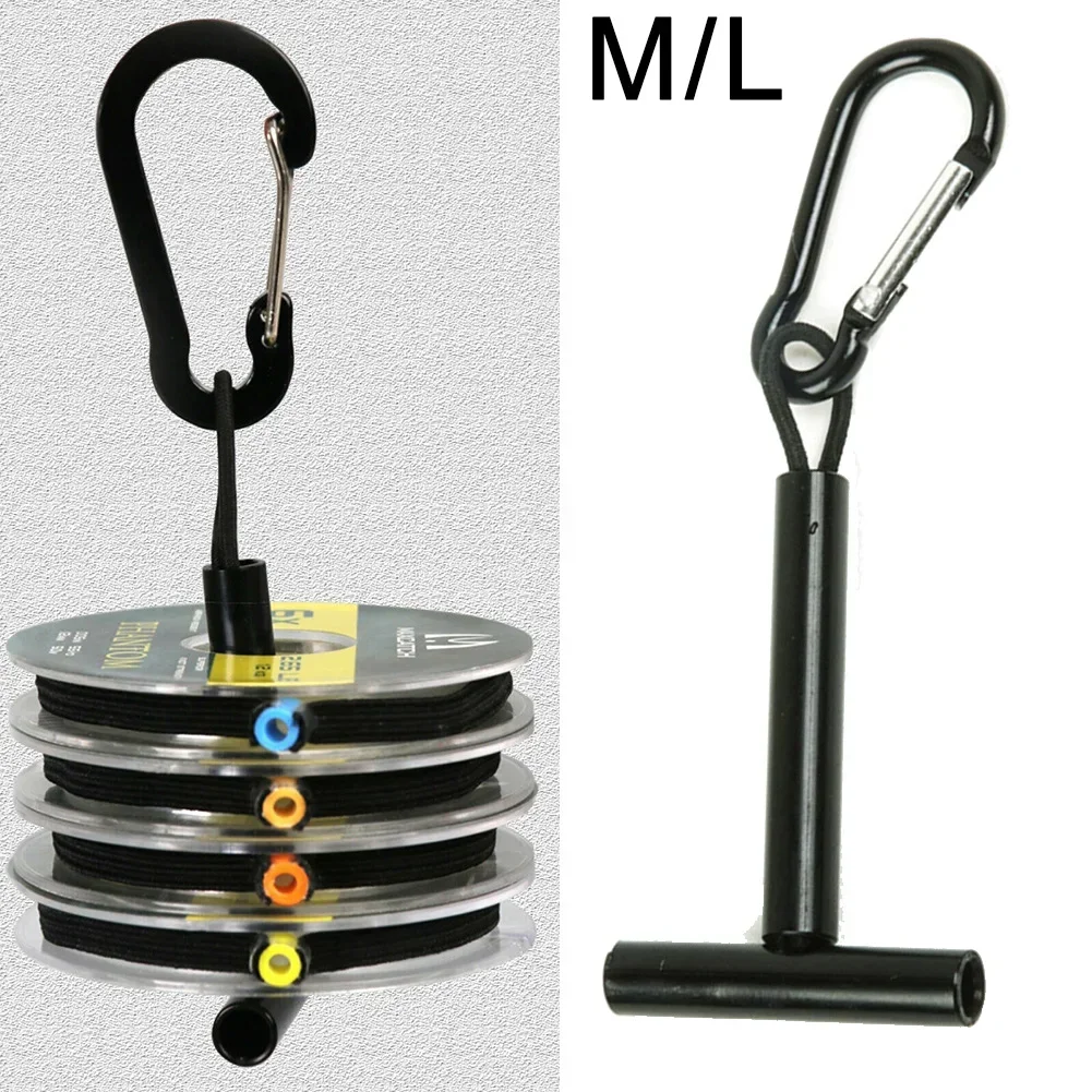 1x Tippet T Fly Fishing Holder For Storing Multiple Tippet Spools Aluminum Fishing Fllies Lure Bait Making Processing Fish Tools