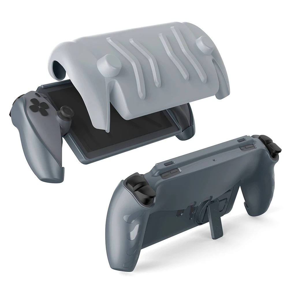 

Чехол из ТПУ с подставкой для игровой консоли, противоударный защитный чехол-накладка для контроллера, съемная лицевая накладка для PS5 Portal