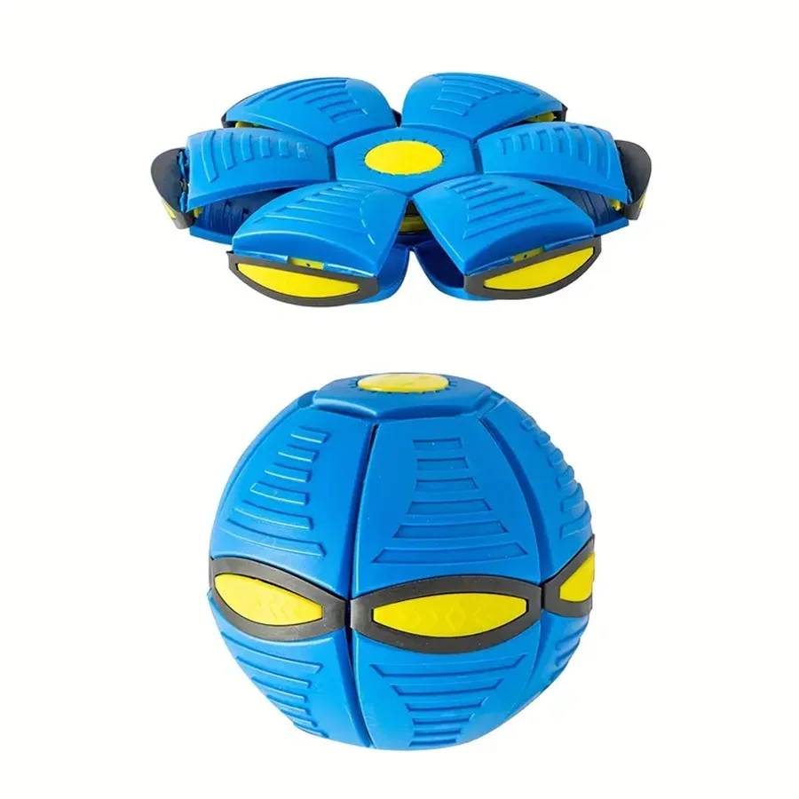 1pc Flying Saucer Bounce Ball, Pet Toy Bounce Ball, Durable, Suitable for Family Outdoor Activities, Christmas Gifts image 2