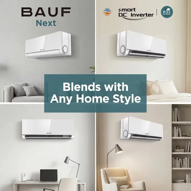 【Hot Item】BAUF 9000 BTU Split AC Inverter WiFi R32 UVC Sterilization B.I.G.Care+ Aroma Diffusion Healthy Household A+++ Energy C - view 4