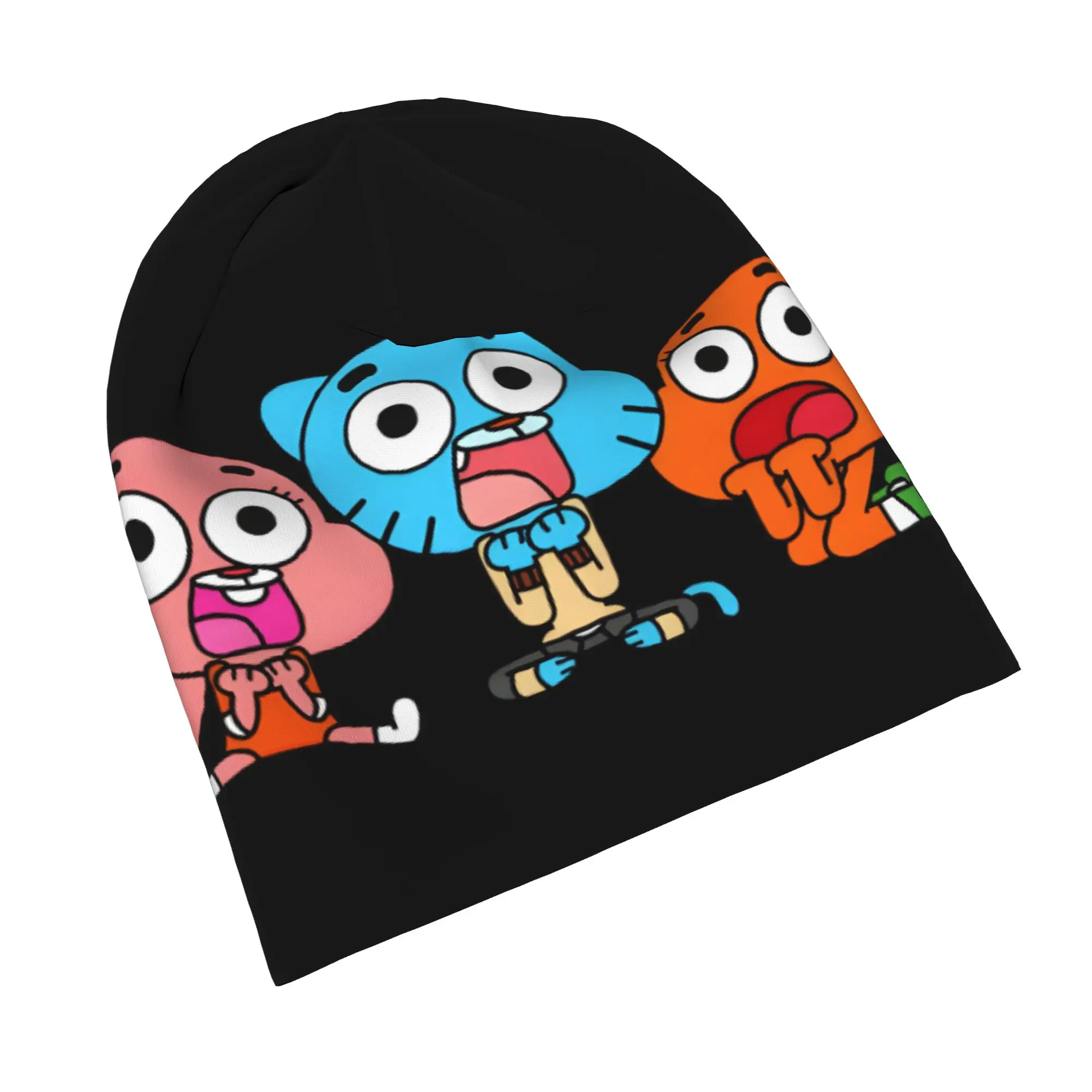 Gumballs Darwin Anais  Bonnet Hat Hip Hop Street Skullies Beanies Hats Amazings Gumballs for Men Women Spring Dual-use Caps