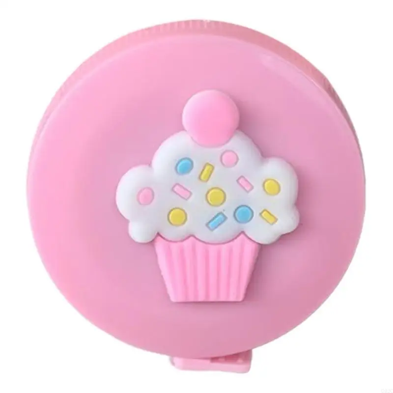 G92C Portable 150cm Circular Rettractable Rape Measom with Adorables Modèles Règles pour les étudiants, Homemakers,