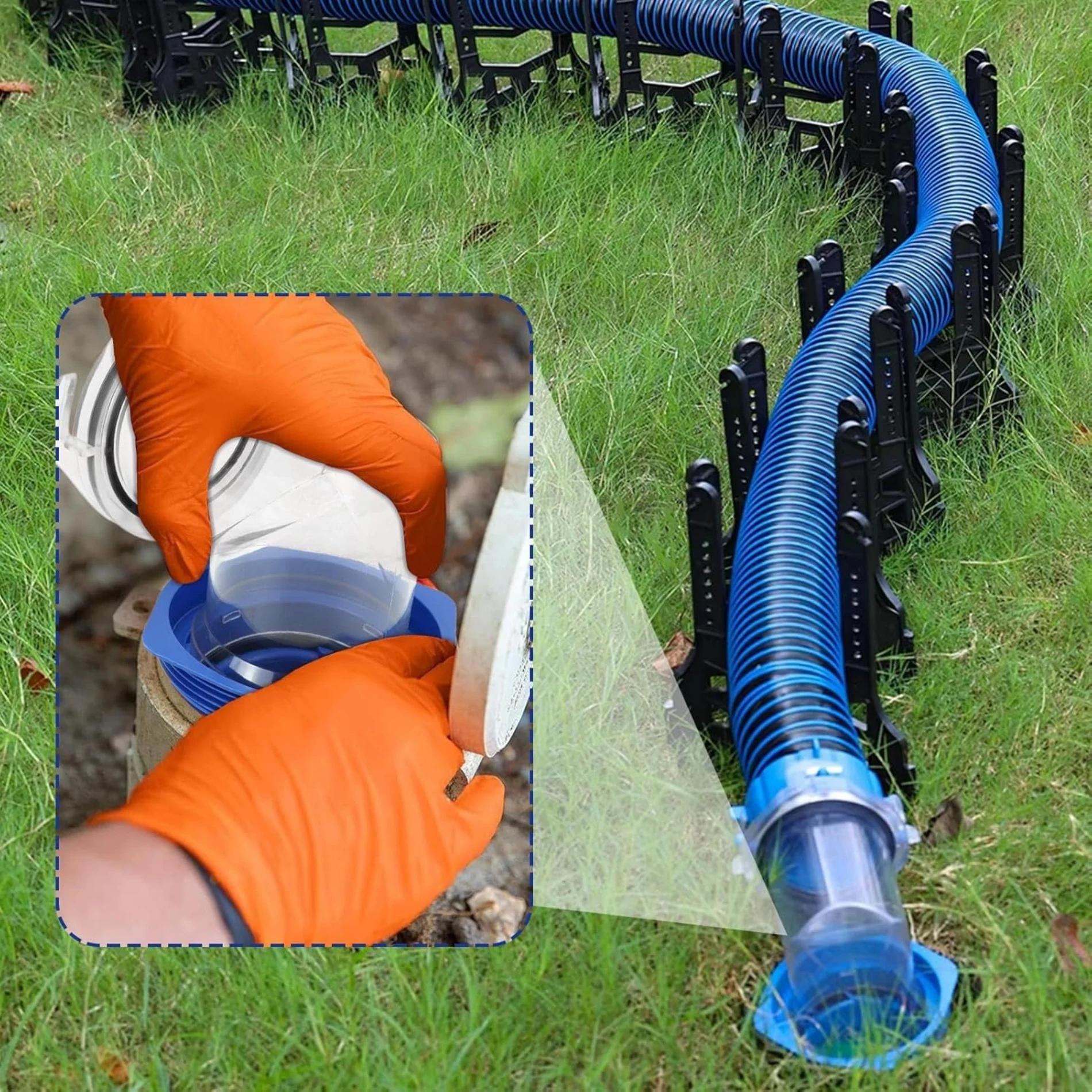 

1pcs Rv Sewer Connection Head 4 In 1 Hose Elbow With Adapter Waste Water Drain Pipe Connector Trailer Caravan Accessories