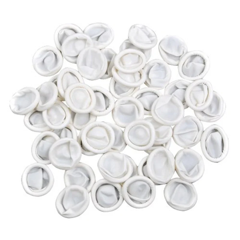 100pcs Finger Cots Nail Anti-static Finger Cots Disposable  Protects Fingers From Contamination