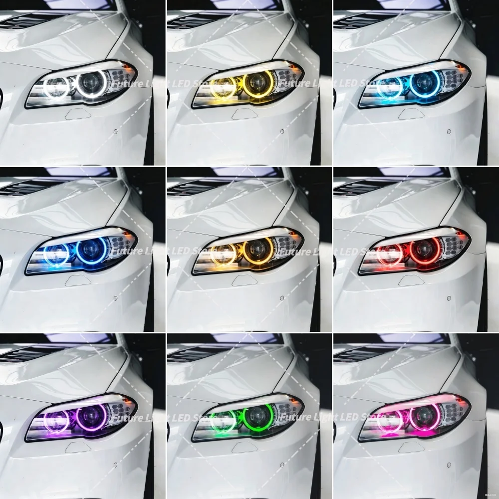 

Yellow Angel Eye DRL Module For BMW 5 Series F10 F11 F07 GT 2011-2013 Xenon Headlight Daytime Running Light Blue Red 63127262731