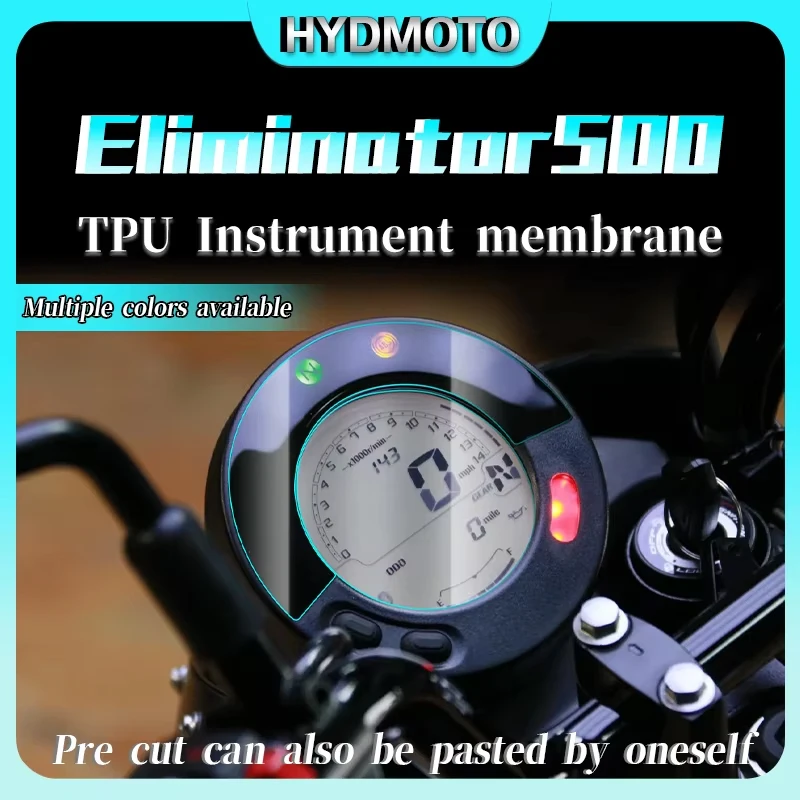 For Kawasaki Eliminator 500 motorcycle cluster scratch screen protection film screen protector film stickers car accessories