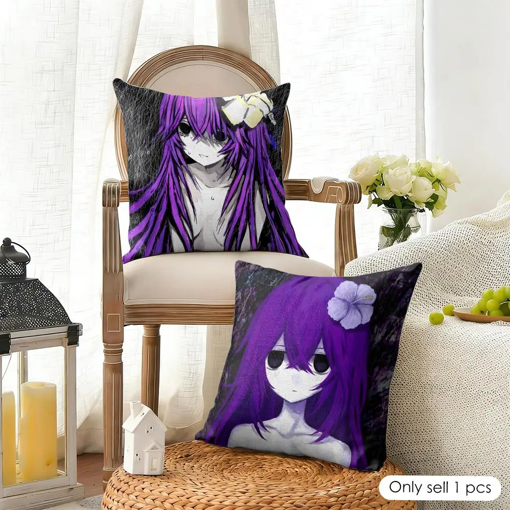Music Anime S-Sewerslvt Cushion Cover Organic Linen Square Pillow Case Naturally Durable Hypoallergenic Gentle On Sensitive Skin
