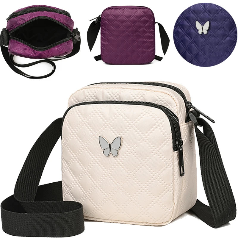 

Men's and Women's Oxford Cloth Shoulder Crossbody Bag - Korean Version - Versatile Multi-layer Phone Wallet for All Occasions