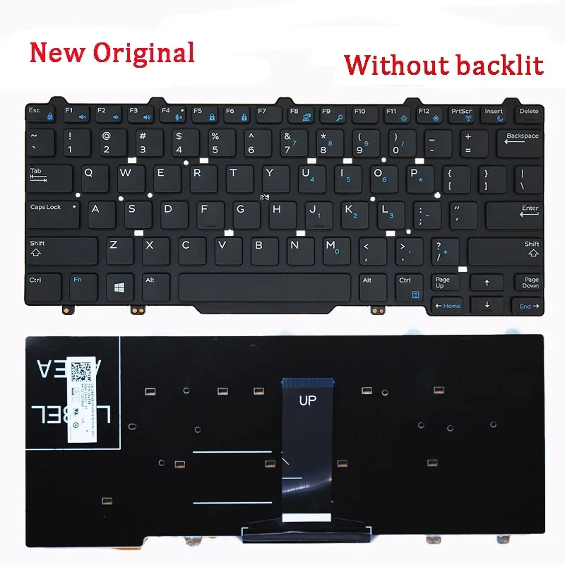 New Genuine Laptop Keyboard Compatible for DELL Latitude 3340 3350 5480 5490 E3340 E7450 E5450 E7470 E5470