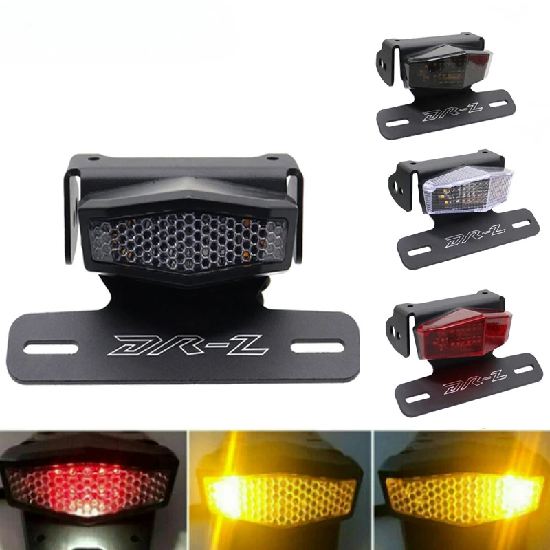 

Suitable for Suzuki DRZ400 DRZ400S Modified Motorcycle License Plate Frame Special Frame Steering Light Short Tail License Plate