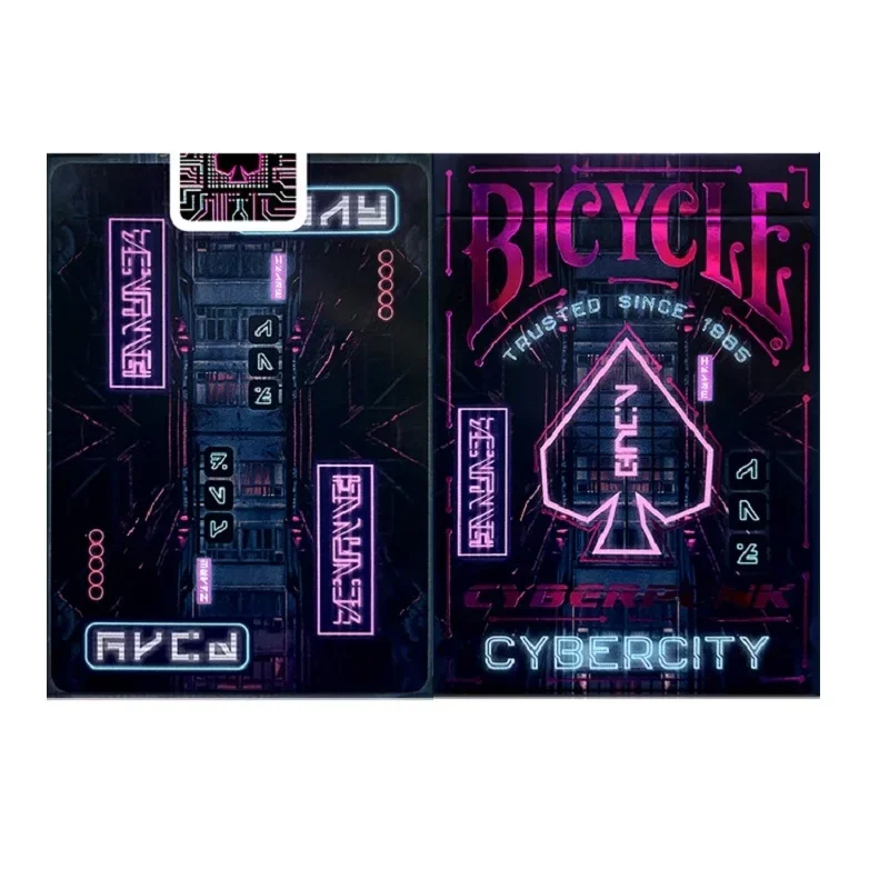 Bicycle Cybercity Playing Cards USPCC Cyberpunk Deck Poker Size Card Games Magic Tricks