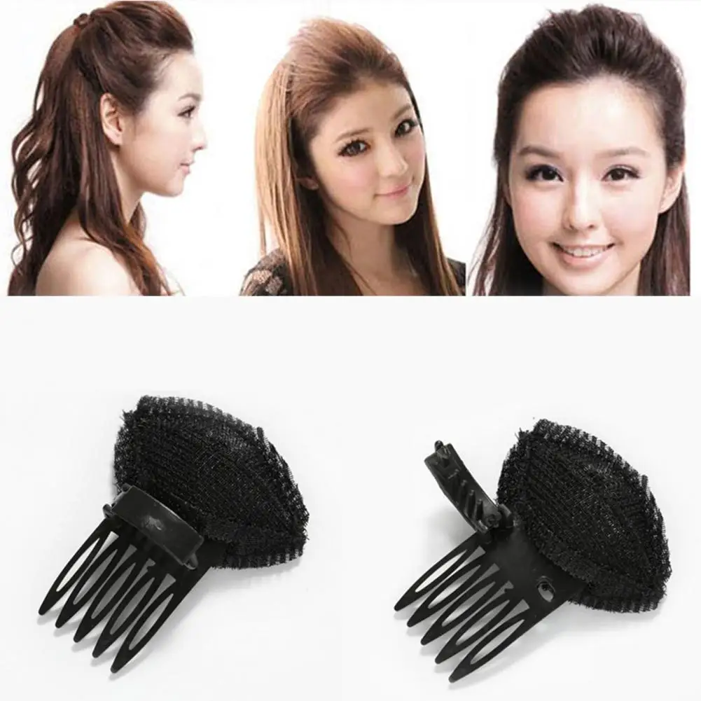 Leve cabelo Bump Clips, Prático Styling Insert Braid Tool para namoro, inserções pretas, 8pcs por conjunto